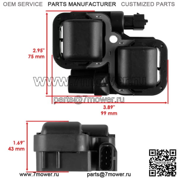 Катушка зажигания и провода для Polaris Ranger Crew 1000 / Crew XP 1000 / XP 1000 2021 - Image 2
