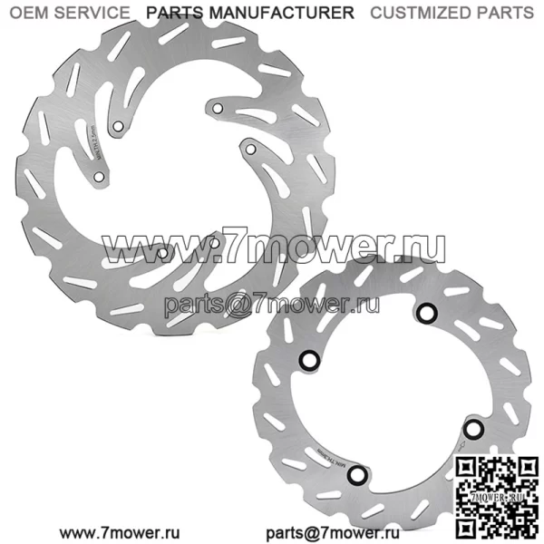 Комплект роторов тормозных дисков из нержавеющей стали 240*220 мм для HONDA CR R- CR E 125CC 1995-1997/ 250CC 1995-1996 / 500CC 1995-2001 - Image 3