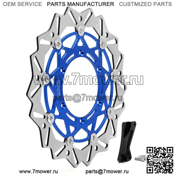 Для Yamaha WR250F 2017-2019 WR450F 2016-2018 Тормозной диск увеличенного размера 320 мм и кронштейн суппорта - Image 5