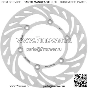 СТАНДАРТНЫЙ РОТОР, НОМЕР MD6135D НОВЫЙ Сплошной задний 61-4135 15-6135 162418 MD6135D