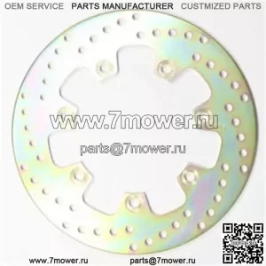 ПОДХОДИТ ДЛЯ KAWASAKI GPZ 750 R1 1982 Передний тормозной диск Ротор и колодки MD4010LS