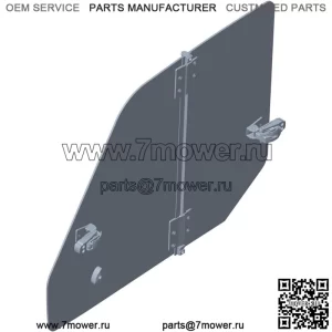 Polaris Off Road правая дверь с окном в сборе, оригинальная деталь OEM 2636022, кол-во 1