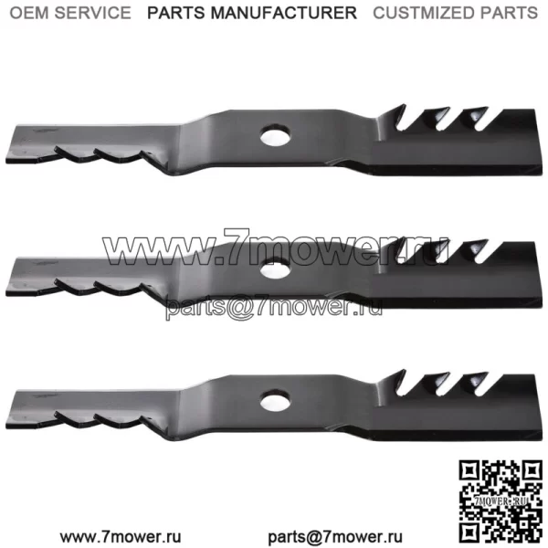 3PK 596-351 G5 Gator Blades для 54" Cub Cadet 742-04416, 942-04416