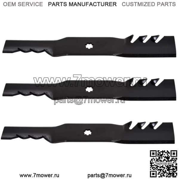 3PK 592-617 G5 Gator Blades для 54" John Deere E180