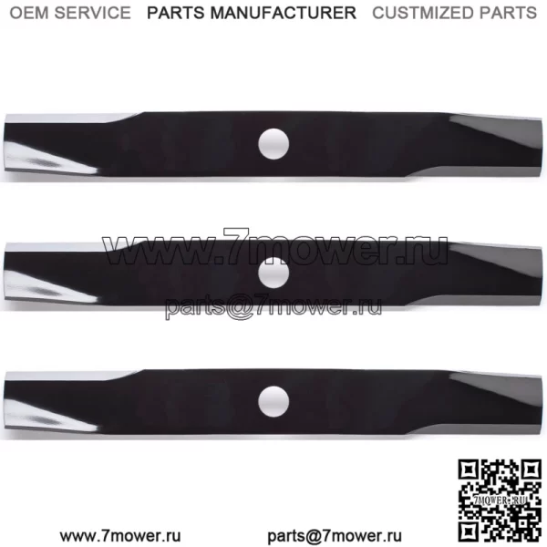 3PK 91-438 Прочные лезвия для 60" Kubota K5647-34340, K5651-34340