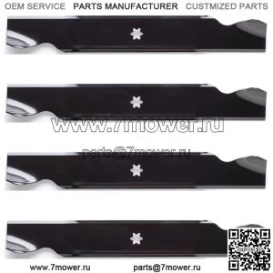 4PK 198-153 Лезвия с высоким подъемом для 42" Cub Cadet 742-04308, 942-04308