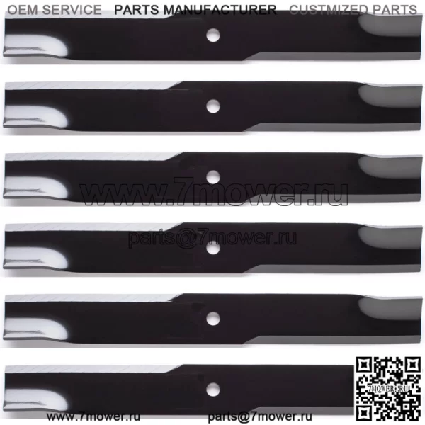6PK 91-509 Прочные лезвия для 60-дюймового измельчителя Dixie 112947, 30227-60