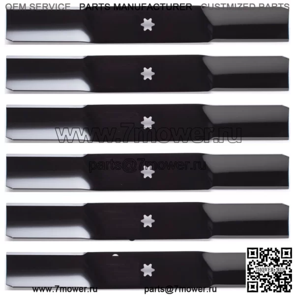 6PK 98-093 Сменные лезвия для 42" Troy-Bilt 942-0616, 942-04308