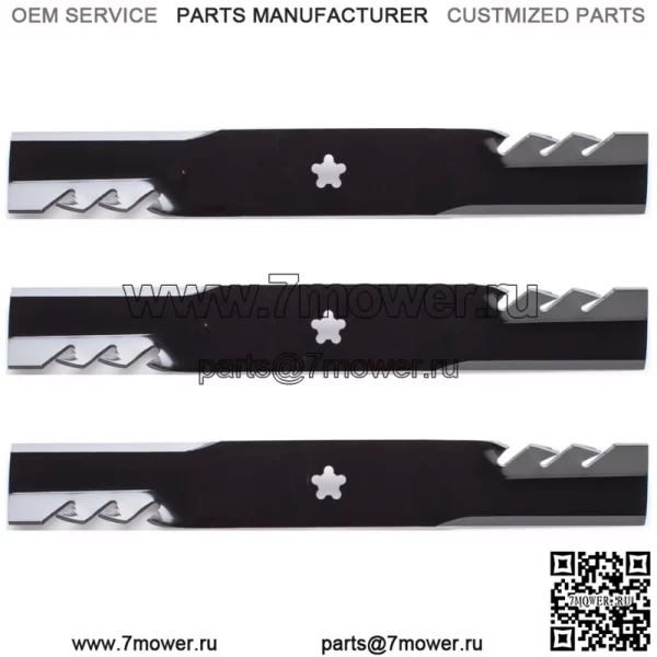 3PK 95-605 Gator G3 Blades для 54" Husqvarna YTH24V54