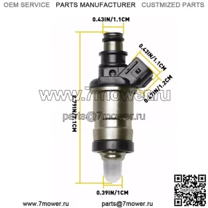 4 шт. НОВЫЕ ТОПЛИВНЫЕ ИНЖЕКТОРЫ 06164-P2J-000 подходят для Honda 35096 1.6L 1.8L 2.0L 2.3L