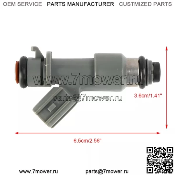 1 шт. Топливный инжектор 16450-R70-A01 подходит для Accord Crosstour MDX 3.0L 3.5L 3.7L V6 - Image 3