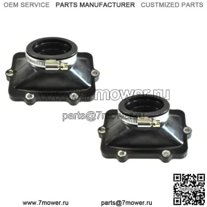 ДВА (2) фланцевых чехла карбюратора Ski Doo 800HO заменяют OEM # 420667109 (для: Ski-Doo Summit X 800)
