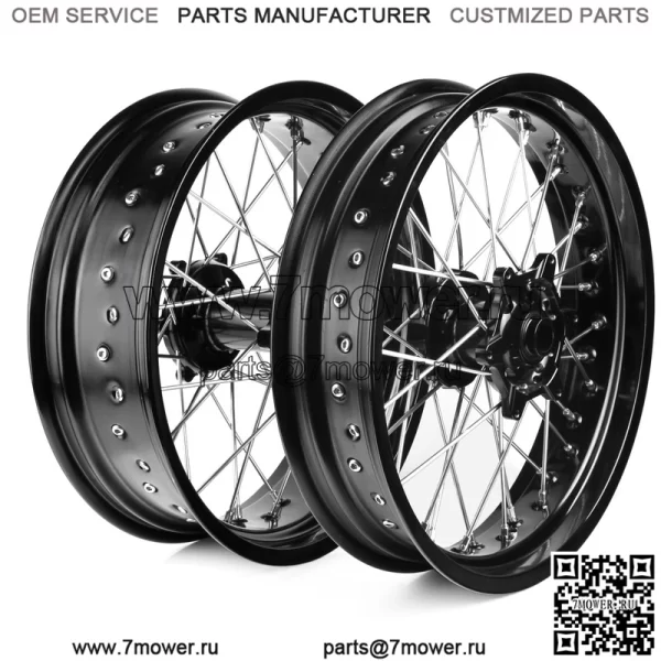 Комплект ступиц колес для мотоцикла-внедорожника Sherco 125 SC 2019-2020 / 300 SEF Factory / SEF-R 2013-2023 - Image 2
