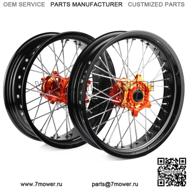 Комплект ступиц колес для мотоцикла-внедорожника Sherco 125 SC 2019-2020 / 300 SEF Factory / SEF-R 2013-2023 - Image 5