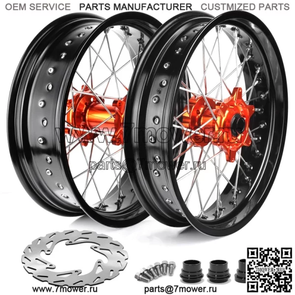 Комплект алюминиевых колесных дисков для мотоцикла Dirt Bike для Beta RR / RR Race Edition / RR-S / Xtrainer 2020-2023 - Image 2