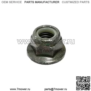 Шестигранная гайка с фланцем, 12 мм x 1,75 мм, оригинальная деталь OEM 7547441, кол-во 1
