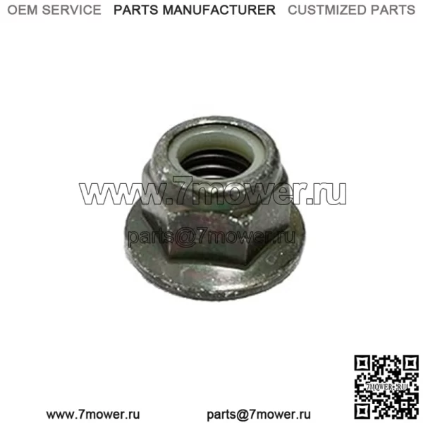 Шестигранная гайка с фланцем, 12 мм x 1,75 мм, оригинальная деталь OEM 7547441, кол-во 1