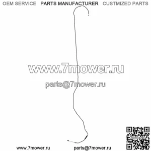 Трос дроссельной заслонки Polaris, Crew, оригинальная деталь OEM 7082555, кол-во 1