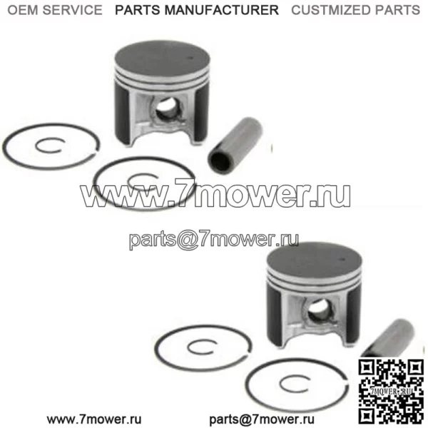 2 поршневых комплекта Arctic Cat ZR 600- 599 куб.см ('00-02) 78.00MM