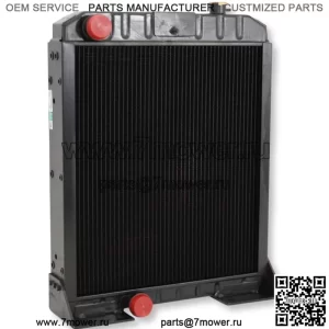 Радиатор подходит для John Deere 410B 410C 410D 415 510B 510C 510D 515 610 AT146006