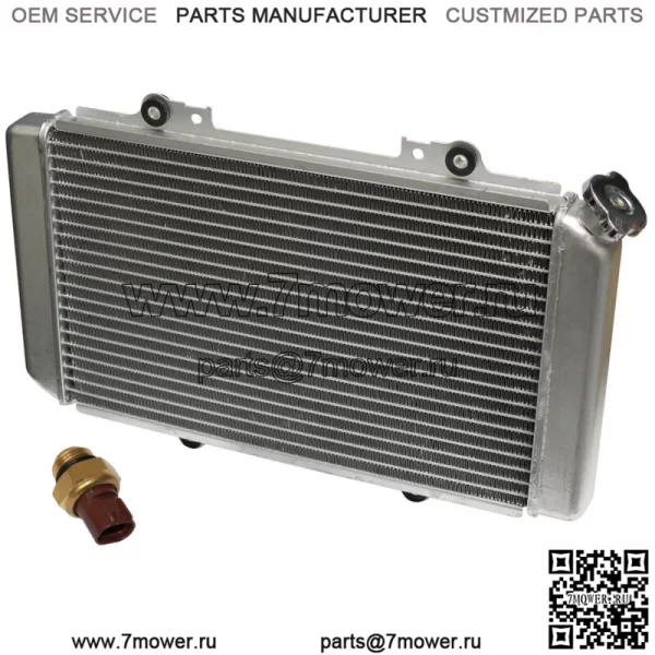 Радиатор для Yamaha Grizzly 660 YFM660F Hunter 2002 2005 2007 2008 и датчик температуры