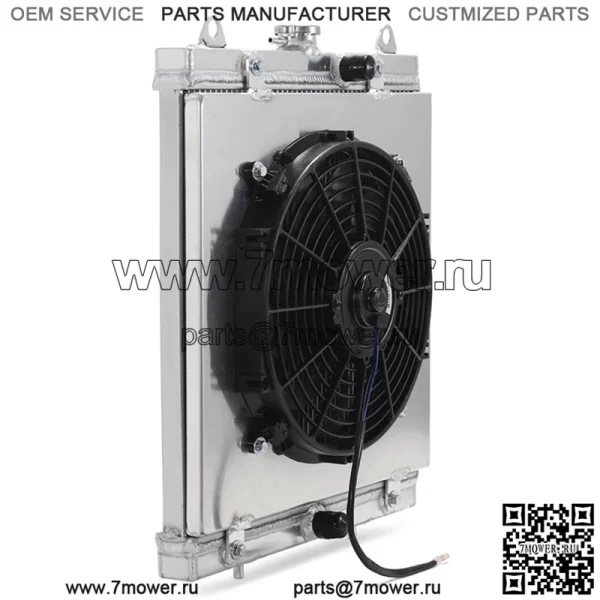 Алюминиевый радиатор с вентилятором для Yamaha YXZ1000R 2016-2018 OEM 2HC-E2461-00-00 - Image 2