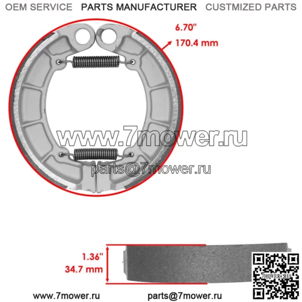 Передние и задние тормозные колодки для Kawasaki KVF400 Prairie 400 4X4 1997-2002 - Image 2