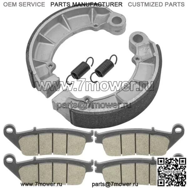Передние тормозные колодки и задние тормозные колодки для Honda VF750C VF750C2 Magna 750 97-03 - Image 4