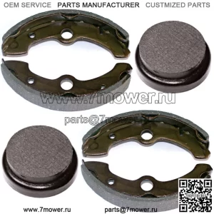 Передние тормозные колодки и задние тормозные колодки для Yamaha Big Bear 350 YFM350FW 1989-1995
