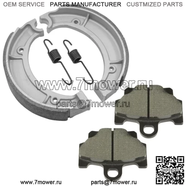 для Yamaha XS400 Maxim 400 1982 1983 Передние тормозные колодки и задние тормозные колодки - Image 4