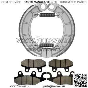 Передние и задние тормозные колодки для Kawasaki KLF400 Bayou 400 4X4 1993-1999