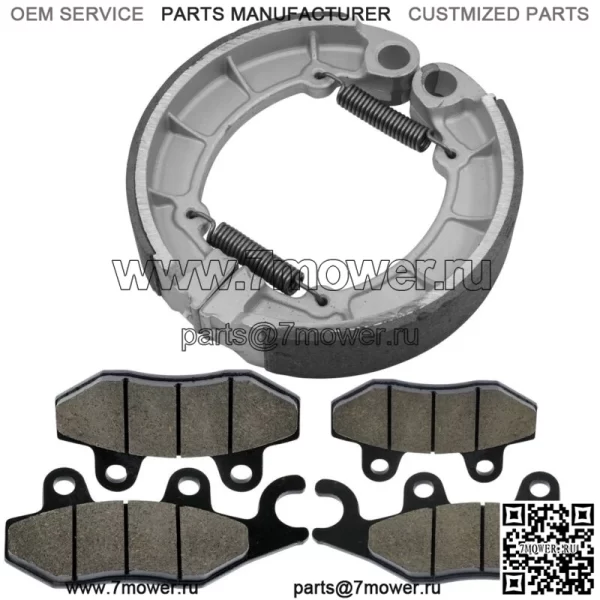 Передние и задние тормозные колодки для Kawasaki KLF400 Bayou 400 4X4 1993-1999 - Image 5