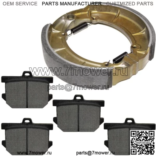Передние тормозные колодки и задние тормозные колодки для Yamaha XV920R Virago 1981 1982