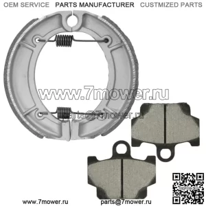 для Yamaha XS400R Seca 400R 1982 1983 Передние тормозные колодки и задние тормозные колодки