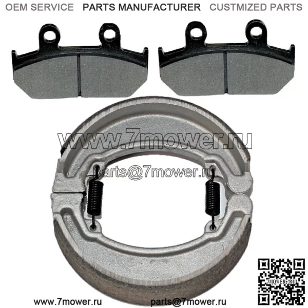 Передние тормозные колодки и задние тормозные колодки для Honda CM250 CD250U CM250cc 1982-85 1988