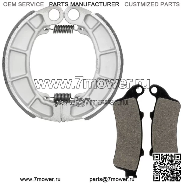 Передние тормозные колодки и задние колодки для Honda Cl400 1998, Nv400Cb Steed 400 VLX 2001