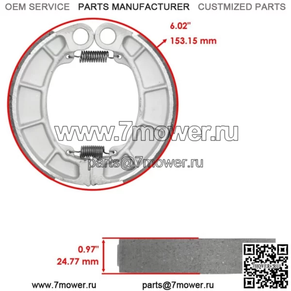 Передние тормозные колодки и задние колодки для Honda Cl400 1998, Nv400Cb Steed 400 VLX 2001 - Image 2