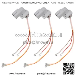 3 шт. жгут проводов топливного инжектора для 03-04 Dodge Cummins Diesel 5.9L 05139865A