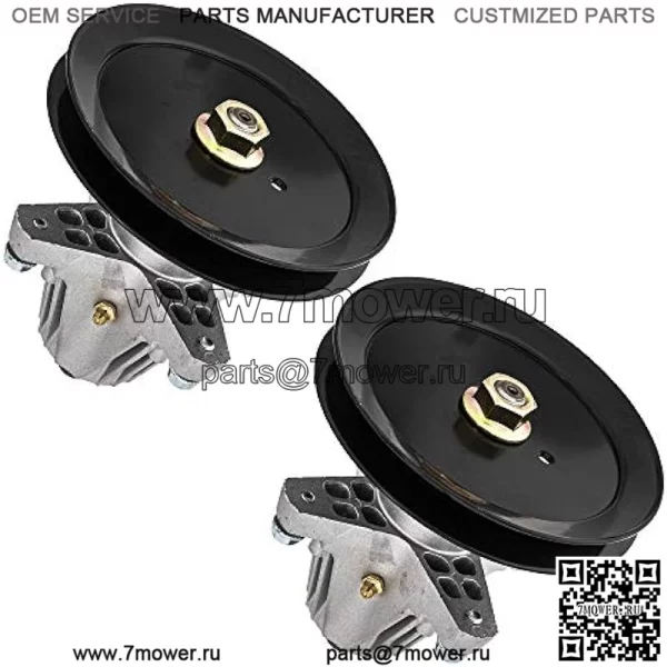 Шпиндель для MTD Cub Cadet LTX1042 LT2000 LTX 1045 1046 LT-2000 2200 918-04865A 618-04865A 2 шт. в упаковке