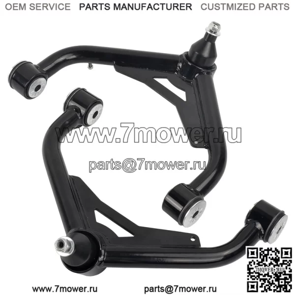 Передние верхние рычаги управления 2-4" для 2000-2010 Chevy GMC 2500 3500 HD черные